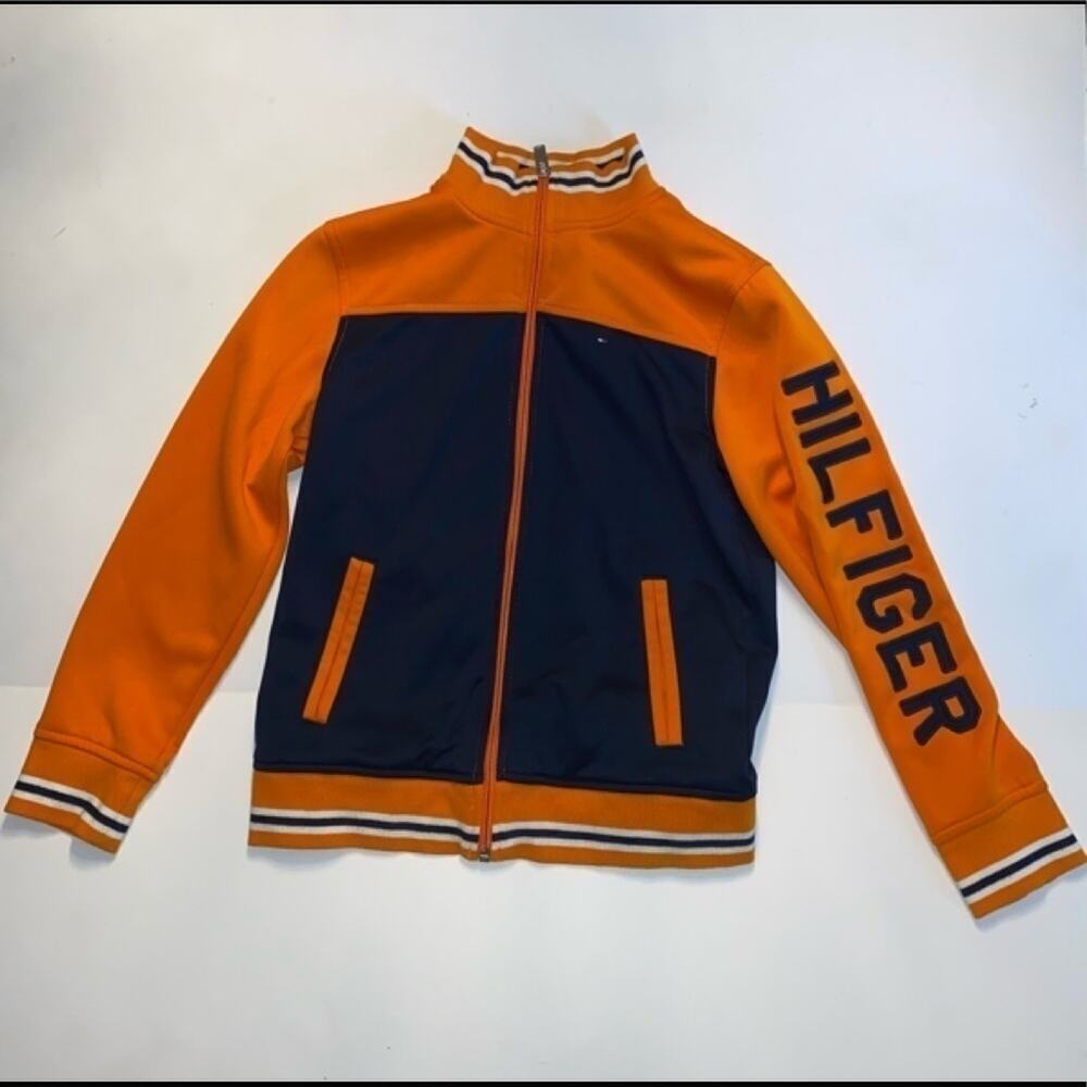 TOMMY HILFIGER BOYS FULL ZIP JACKET SZE L (12-14)